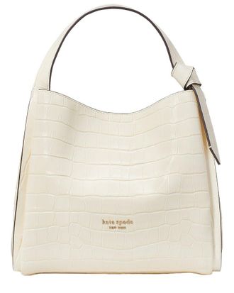 Kate Spade New York Kate Spade New York Knott Croc-Embossed Leather Medium Crossbody Tote