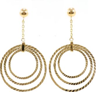 C&A Unbranded (14K) Drop Earrings (Pre-Owned)