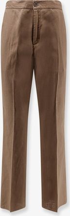 Hev&ograve; Pantaloni Torre Chianca in lino e viscosa - HEVO - gender_Man
