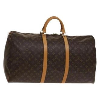Louis Vuitton Pre-owned Weekend Bags, female, Brown, Size: ONE SIZE Pre-owned Keepall 60