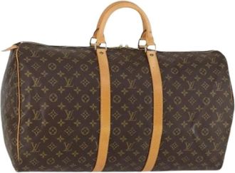 Louis Vuitton Pre-owned Weekend Bags, female, Brown, Size: ONE SIZE Pre-owned Weekend Bag
