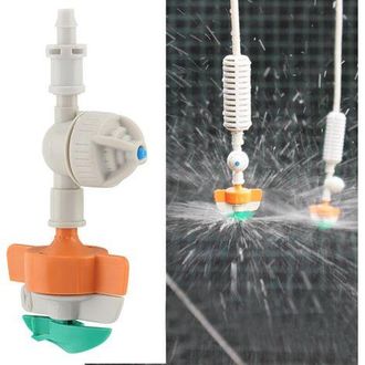 OEM Set Di Ugelli Rotanti Ulisem Da 5 Pezzi + Dispositivo Antigoccia + Tubo Capillare Interno Bianco 4/7 Con Connessione A Pulsante, Angolo Di Sollevament