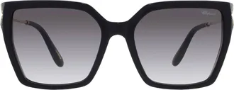 Chopard Grey Gradient Square Ladies Sunglasses SCH371V 0700 56