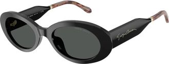 Giorgio Armani Stijlvolle zonnebril Ar 8234U 587587 - Dames - Zonnebrillen - Zwart - 52 MM - Accessoires