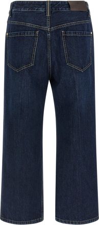 Brunello Cucinelli Stone-Washed Denim Jeans - Navy