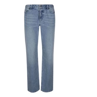 Michael Kors Straight Jeans, female, Blue, Size: 3XS Stretch Denim Cigarette Jeans