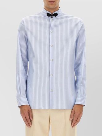 Valentino oxford cotton shirt toggle