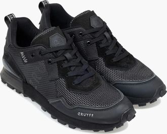 Cruyff Suberbia Mens Black Trainers Textile - Size UK 12