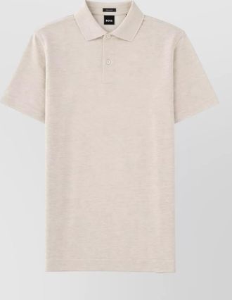 HUGO BOSS polo shirt short sleeves straight cut collar