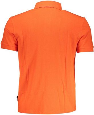 Napapijri Contrast Detail Polo Shirt - Orange