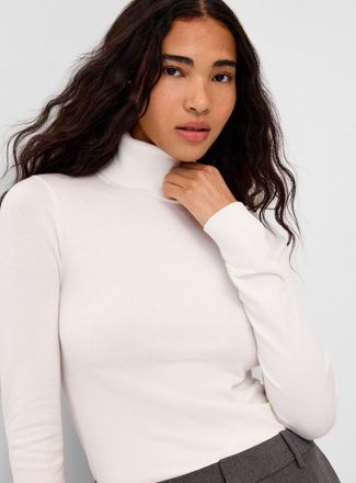 Twik Womens Solid turtleneck sweater