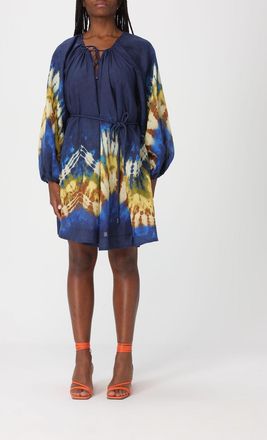 Alemais Abito Martine mini Alemais in ramie stampato