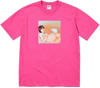 SUPREME Mouse T-Shirt Fuchsia SS25T47-FUCHSIA