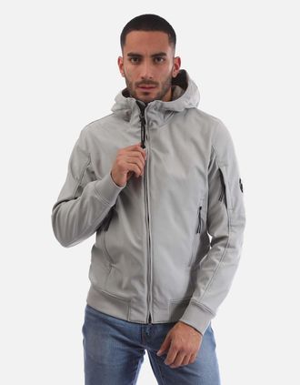 C.P. Company Mens Shell-R Hooded Jacket - Grey - Size: 42/Regular
