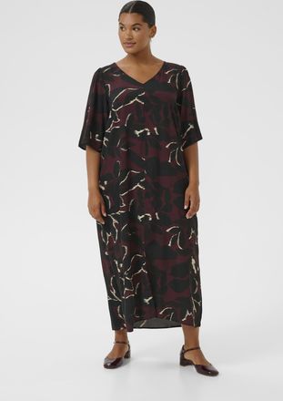 Kaffe Curve Jurk KCmilana Jurk A-shape bordo