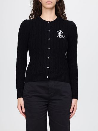 Ralph Lauren Cardigan a girocollo con logo in cotone