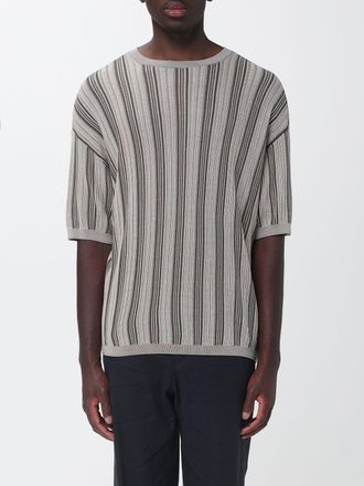 Emporio Armani Maglia a girocollo in cotone e seta