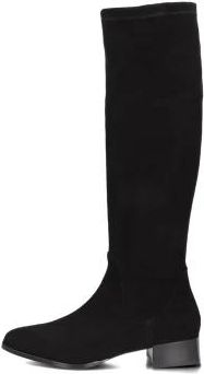 Stefano Lauran Elegante Zwarte Laarzen Model 15180 - Dames - Hoge Laarzen - Zwart - 42 EU - Leer - Schoenen