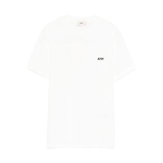 Autry T-Shirts, female, White, Size: L Cotton T-Shirt