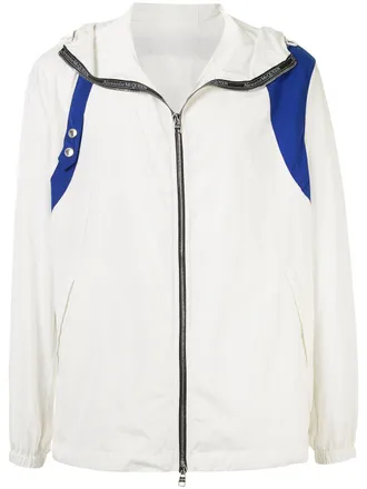 Alexander McQueen Harness lightweight jacket - men - Polyamide/Polyester - 52 - White