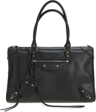 Balenciaga Le City Business Duffle Bag in 1000 Black at Nordstrom