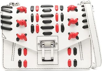 Proenza Schouler embroidered shoulder bag - White