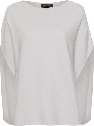 Fabiana Filippi beaded-trim sleeveless sweater - women - Cotton - M - Grey