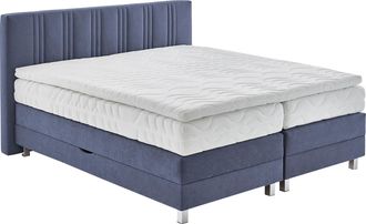 Westfalia Polsterbetten Boxspringbett wahlweise mit Bettkasten und Topper