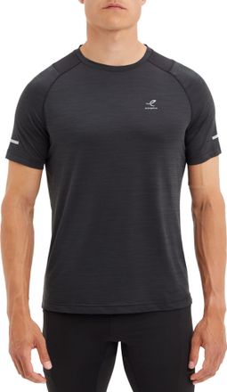 ENERGETICS Laufshirt ENERGETICS He.-T-Shirt Ailo SS M, Herren, Gr. S, schwarz (melange, schwarz, schwarz), Obermaterial: 88% Polyester, 12% Elasthan, unifarben, 