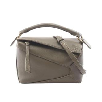 Loewe Pre-owned Handbag - Dames - Pre-owned - Groen - Maat: ONE Size Leer