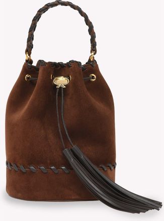 Gianvito Rossi Sienna Zaira Crossbody Bag in Brown Suede at Nordstrom
