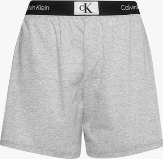 Calvin Klein Womens Calvin Klein 1996 LOUNGE Pyjama Shorts Womens Grey Heather - Size: 10