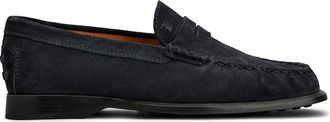 Tod's Suede Gathered Loafers