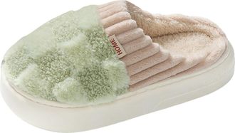 Generic Cute Cartoon Flower Warm and Non slip Womens Winter Home Plush Slippers Womens slippers, flower plush slipper, cute home slipper