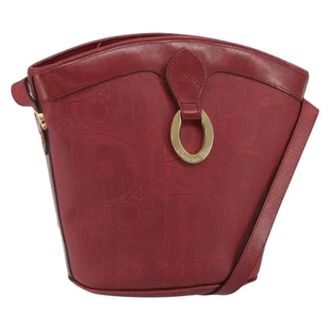 Dior Pre-owned Bucket Bags, female, Red, Size: ONE SIZE Pre-owned Vintage Bucket Bag