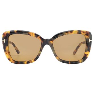 Tom Ford Maeve Roviex Butterfly Ladies Sunglasses FT1008 55J 55