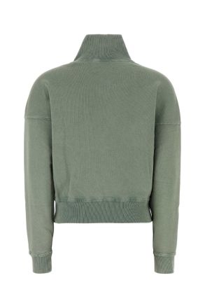 Isabel Marant Womens Sage Green Cotton Blend Ross Sweatshirt Sageecru Exterior: Polyester Maglieria Sweater