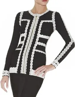 H&eacute;rve L&eacute;ger limited edition bandage jacket Size S