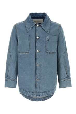 Ami Light Blue Relaxed Overshirt