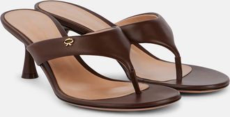 Gianvito Rossi Sandali infradito Ascent 55 in pelle