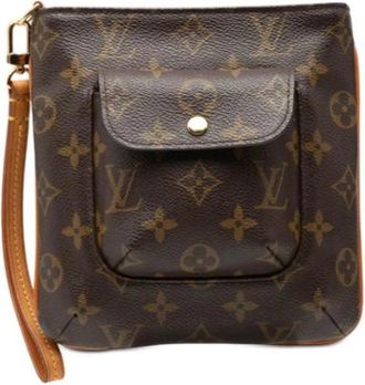 Louis Vuitton Pre-owned Partition Clutch - Dames - Vintage Clutch - Bruin - ONE Size - Vintage
