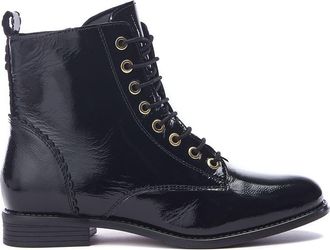 Moda in Pelle Moda in Pelle Womens Penelopi Black Patent Leather Boots - Size EU 39