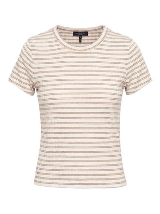 Rag & Bone Luca striped short-sleeve T-shirt - White
