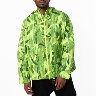 Kenzo Drawstring Hood Windbreaker Jacket, Size X-Large