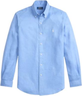 Ralph Lauren Camicia in lino - - Shirts - Uomo - Blu - L