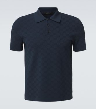 Gucci Polo de jacquard GG