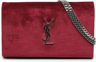 Saint Laurent Pre-owned Saint Laurent Velvet Monogram Kate Wallet On Chain Ladies 8N4AST1RJHG5FMRY