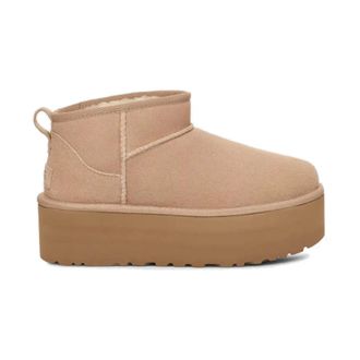 UGG Winter Boots, female, Beige, Size: 11 US Classic Ultra Mini Platform