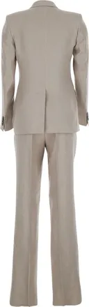 Tagliatore Womens Suit Parigi Beige Linen Trouser Suits