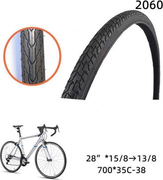 Trade Shop Trade Shop - Rueda De Neum&aacute;tico Rueda Rueda De Bicicleta 28 x 1 5/8 X 1 3/8 700 X 35c-38 2060